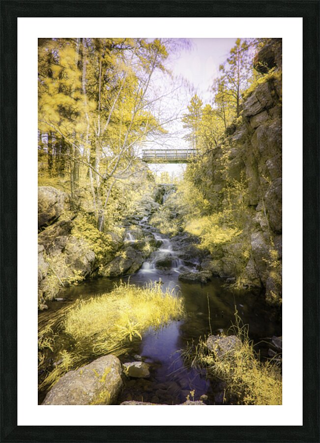 Bismarcks Golden Gateway Picture Frame print