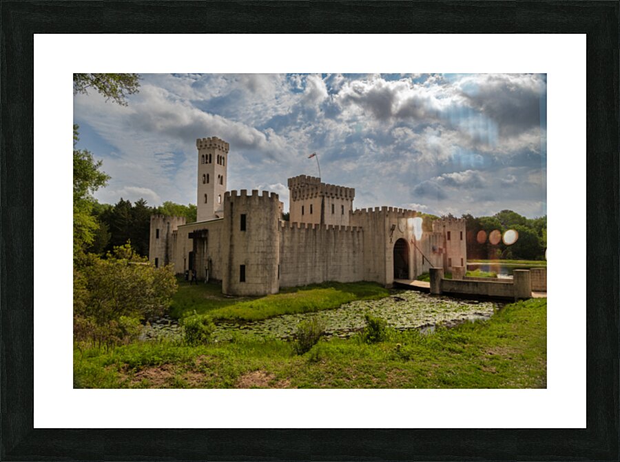 Emerald Whispers: Newmans Castle in the Texas Sky Picture Frame print