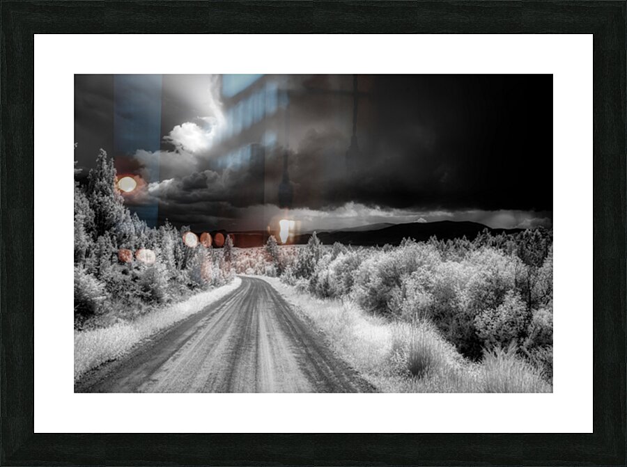 Whispers of a Storm-Heavy Sky Picture Frame print
