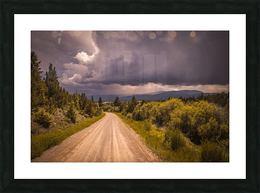 Montana Road -2 Picture Frame print