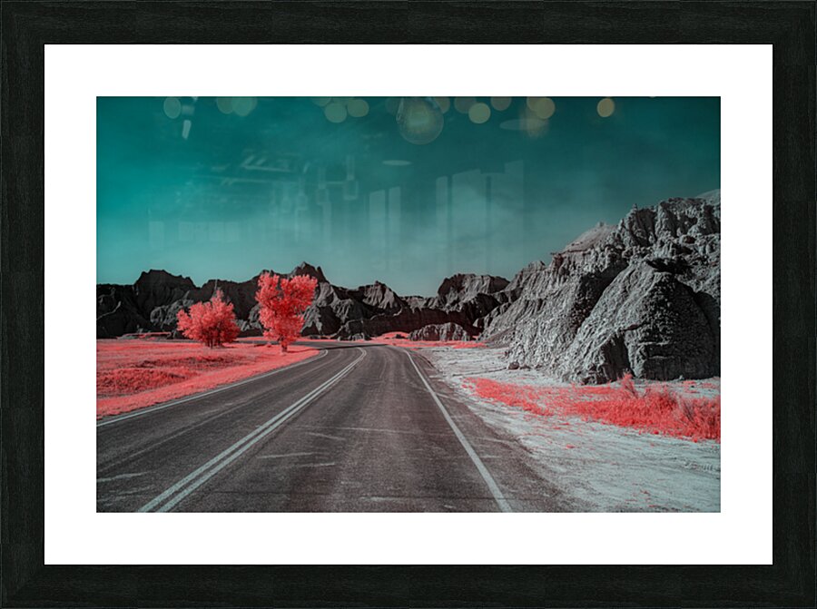 Badlands Passage Picture Frame print