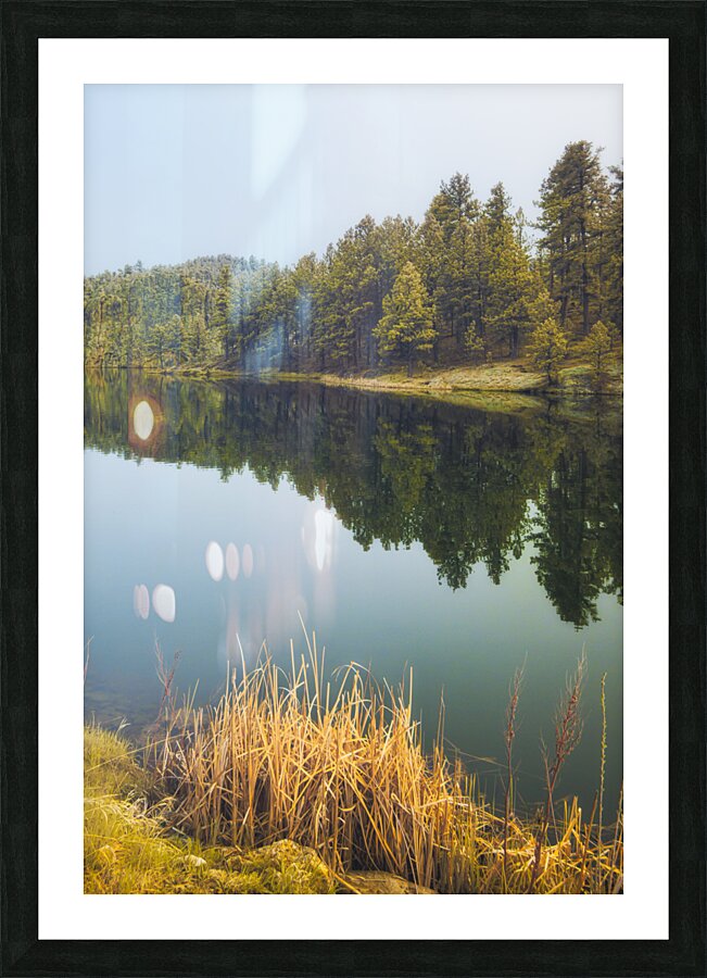 Legion Lake View Picture Frame print