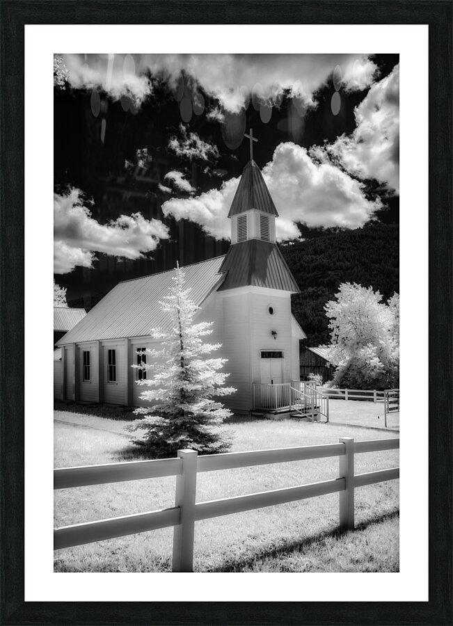 Spiritual Splendor: Seraphic Sanctuary Picture Frame print