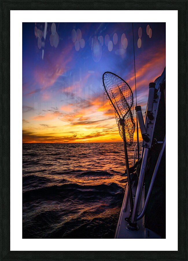 Octobers Palette: Setting Sail for Birthday Memories on the Water Picture Frame print