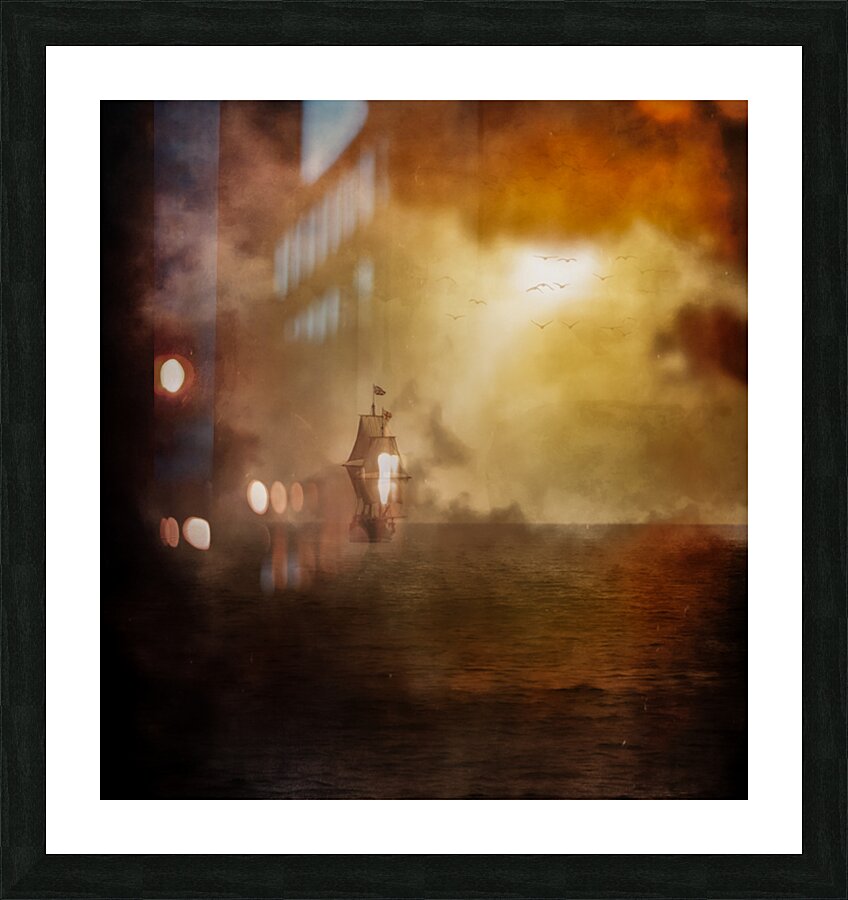 A Look Back in Time Picture Frame print