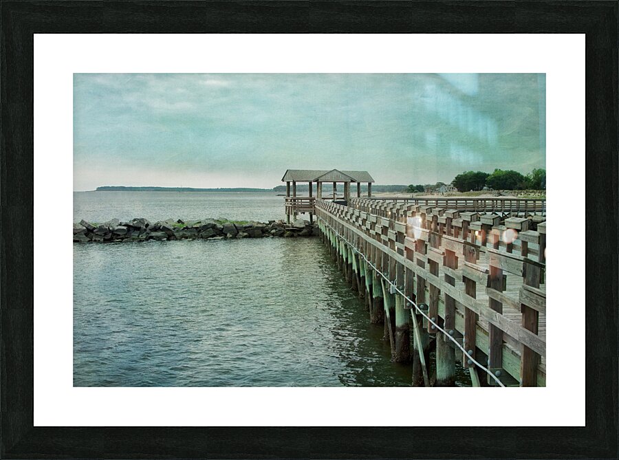 Pier Paradise: Discovering Coastal Charms in Cape Charles Picture Frame print