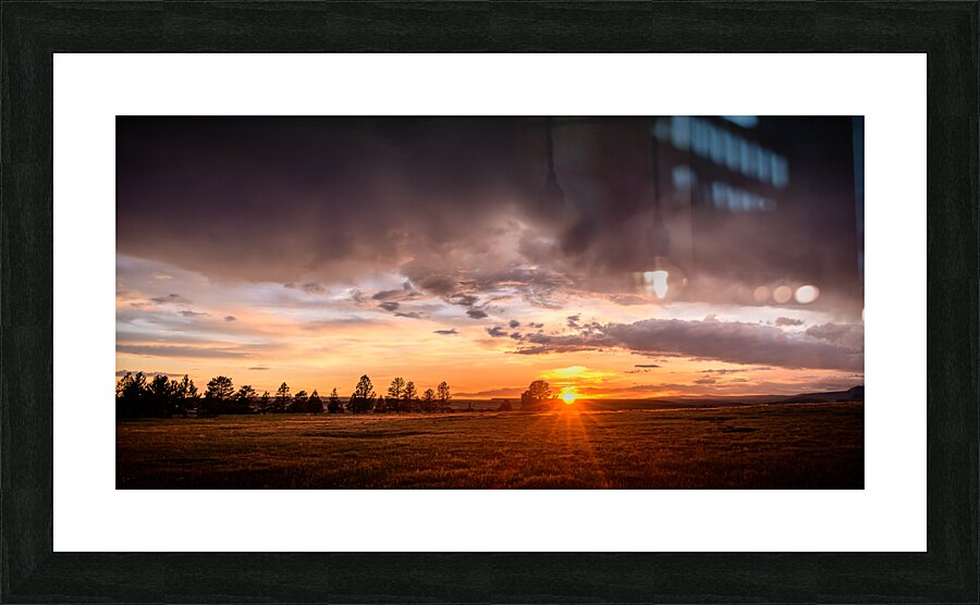 Montana Sunset Picture Frame print
