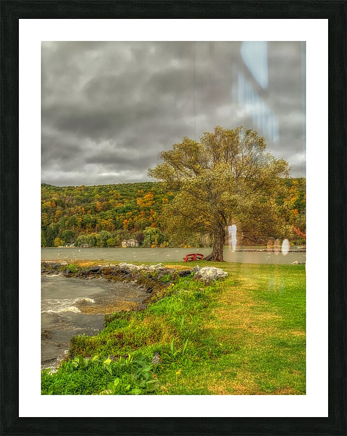 Lake Seneca Storm Picture Frame print
