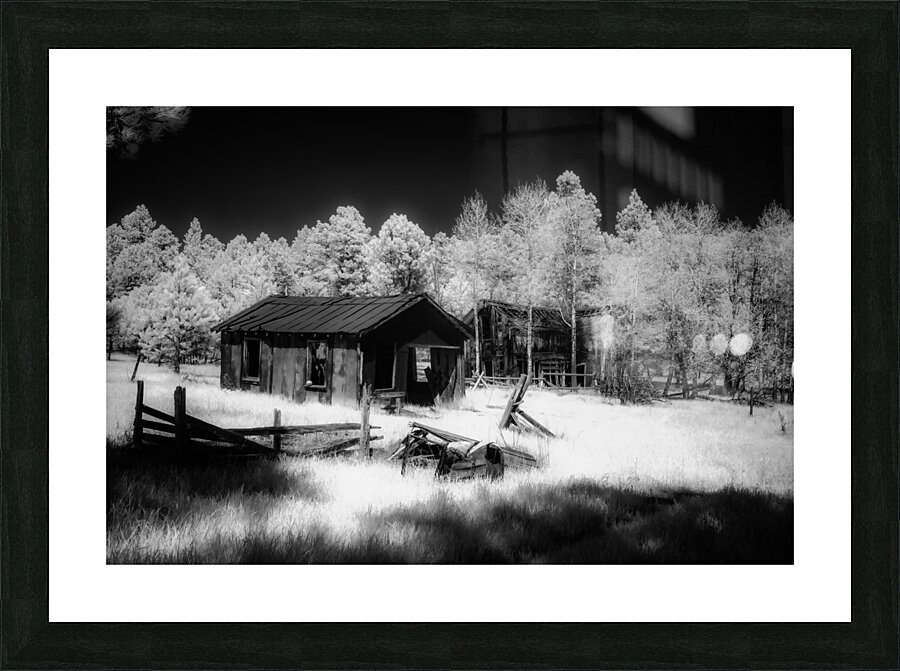 Ghostly Remnants: Spokane South Dakota Picture Frame print