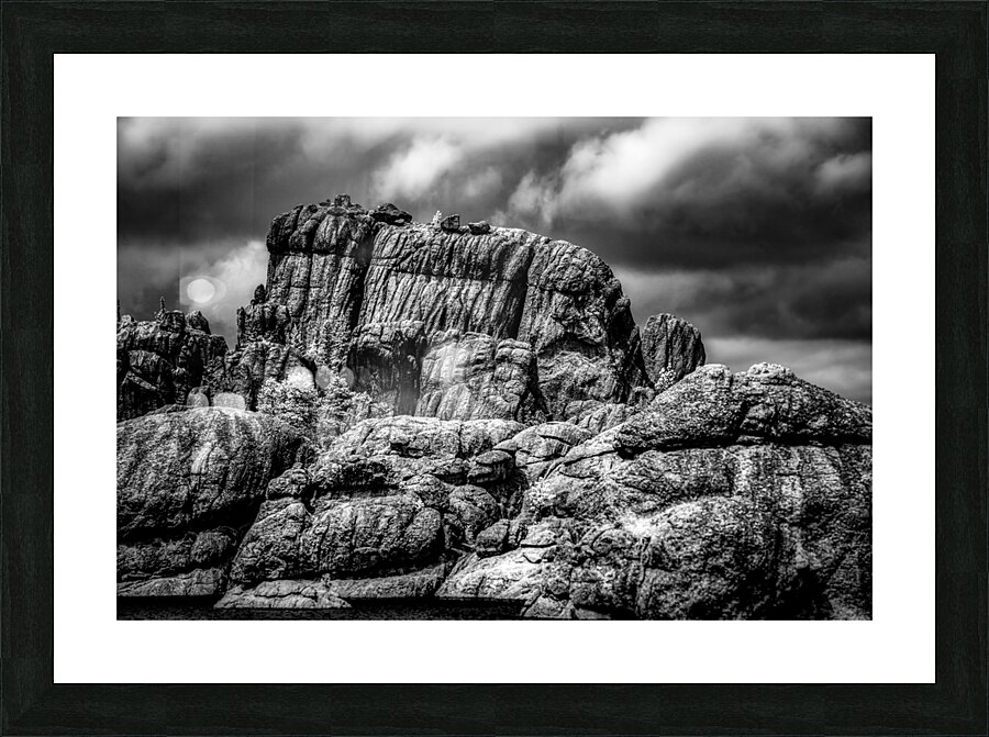 Mystical Reverie: Exploring Sylvan Lakes Enchanting Boulders in South Dakota Impression et Cadre photo