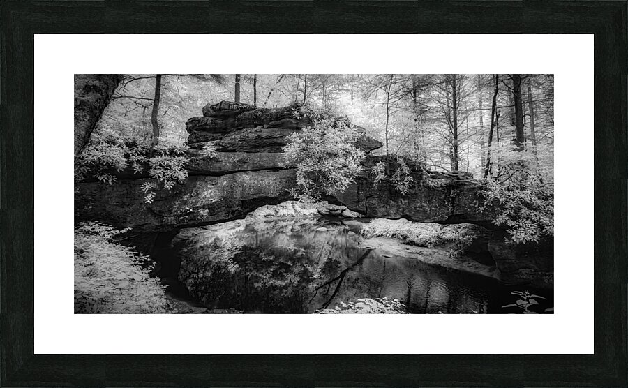 Rocky Tranquility: Natural Bridge Kentucky Picture Frame print