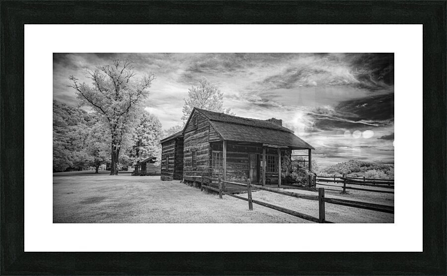 Stairway to History: Stonewalls Ascension Homestead Picture Frame print
