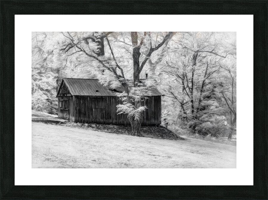 Whispers of the Past: Stonewalls Rustic Barn Picture Frame print