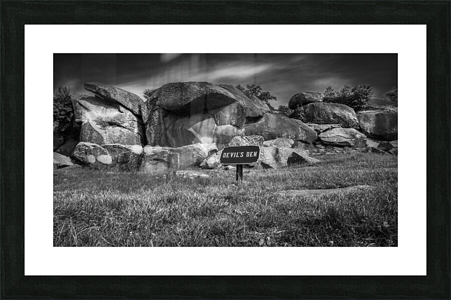 Majestic Monoliths: Devils Den Picture Frame print