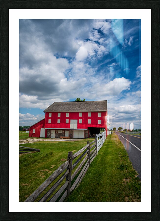 The Sherfy Barn: A Countryside Oasis Picture Frame print