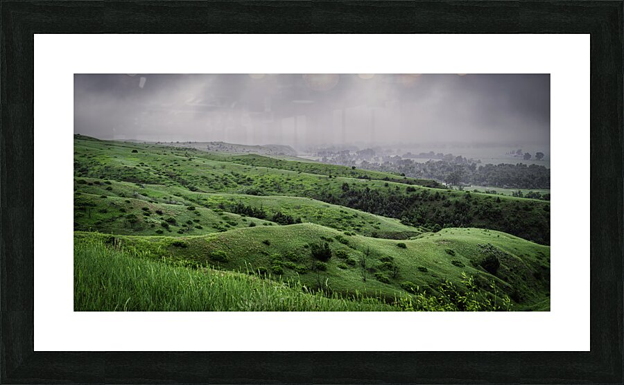 Sacred Vistas: Little Bighorn Rain Picture Frame print