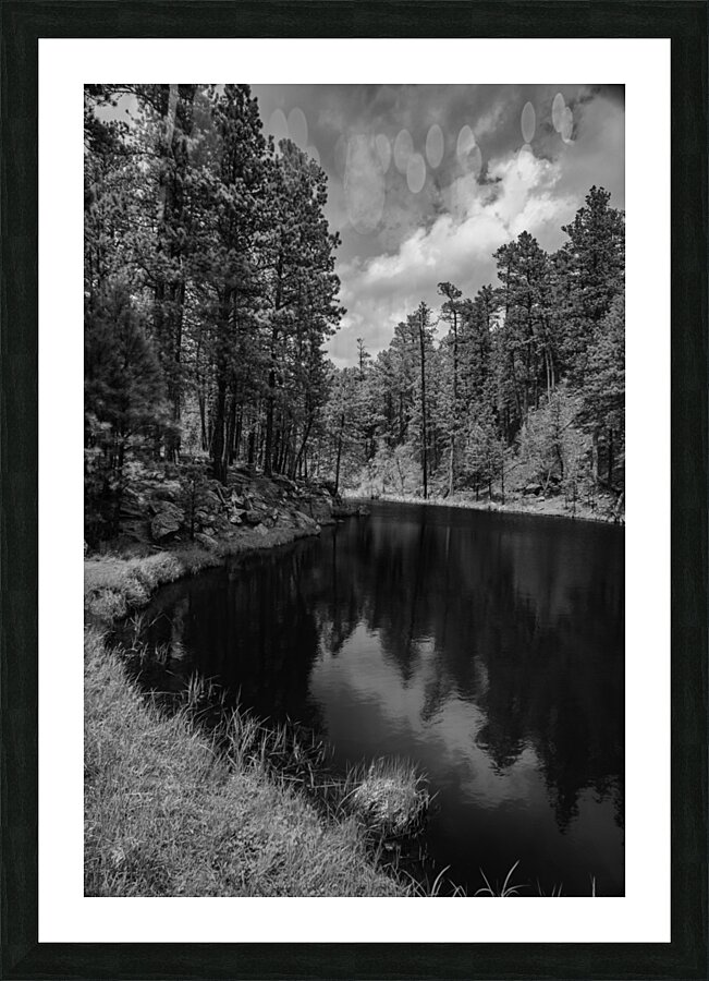 Captivating Vistas: Dreamy Waters of Grace Coolidge Lake Picture Frame print