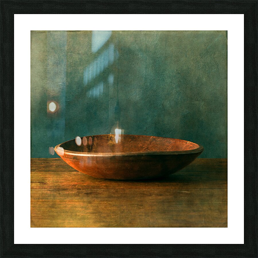 Eternal Elegance: Blue Antique Bowls Picture Frame print