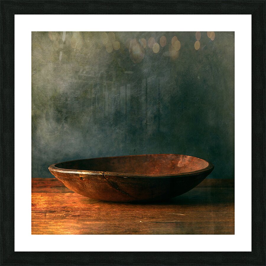 Eternal Elegance: Grey Antique Bowls Picture Frame print