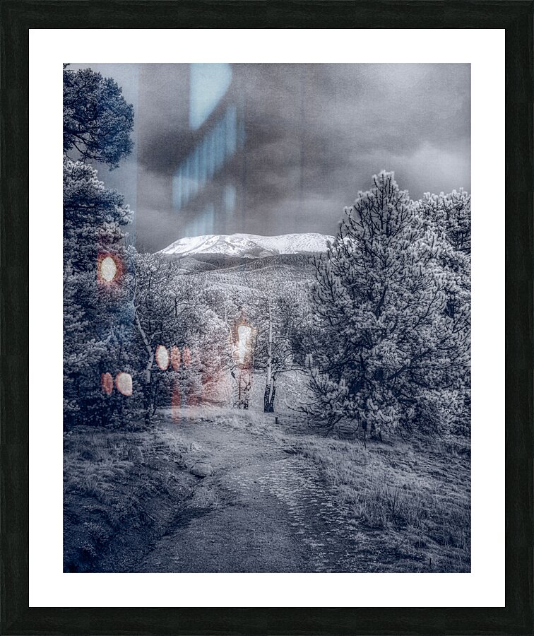Mueller Aspen Series: Mountain Trail Tranquility Picture Frame print