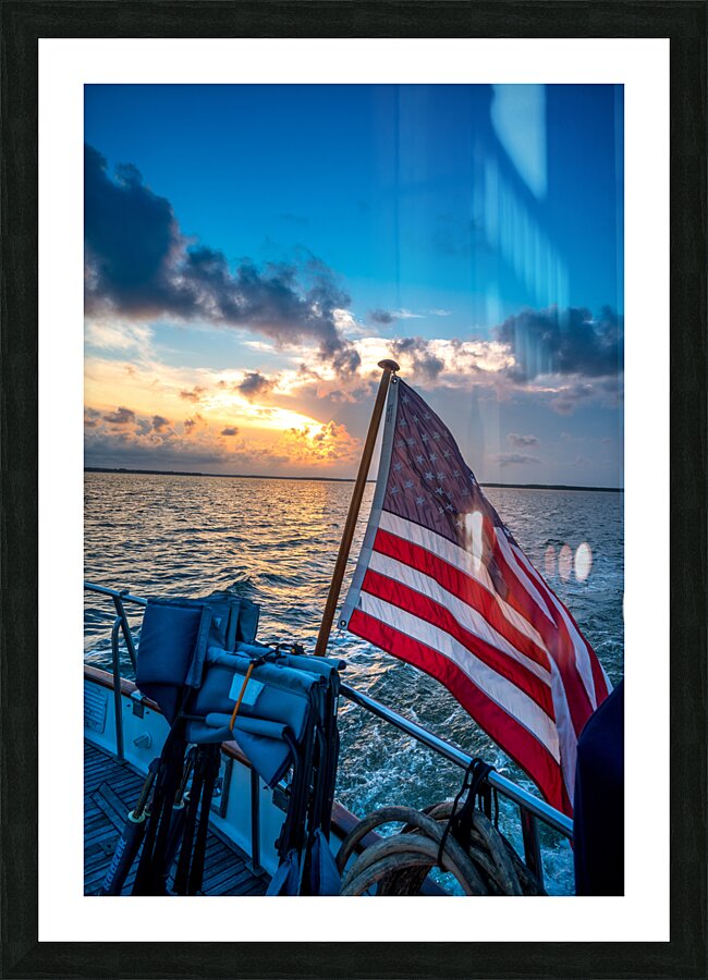 Tide Tales: Capturing Loves Voyage in Beaufort Picture Frame print