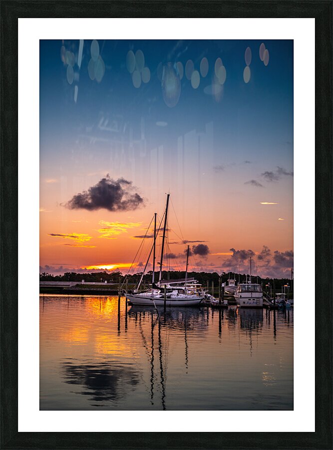 Journey of Joys: Celebrating Love on Beauforts Waters Picture Frame print