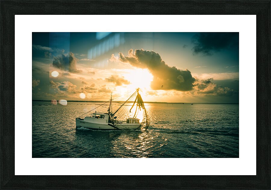 Whimsical Waves: A Visual Odyssey of Beauforts Coastal Charms Picture Frame print