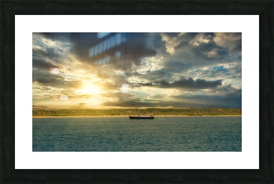 Sunset Soiree: A Romantic Evening on Beauforts Horizons Picture Frame print