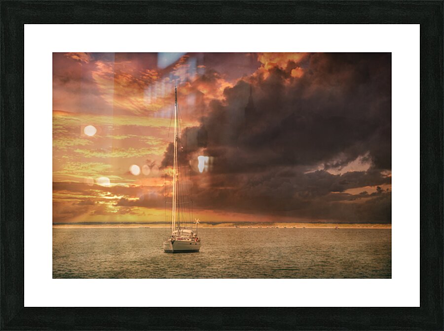 Anchored Affection: A Photo Expedition in Beauforts Waters Picture Frame print