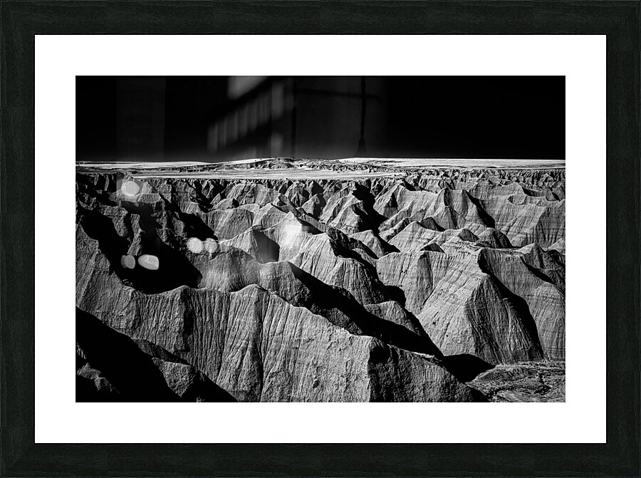 Shadows of the Earth: Silhouetted Sentinels Picture Frame print