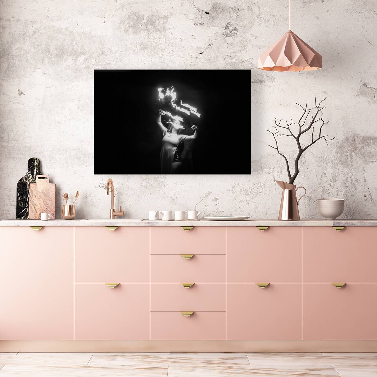 Dancing Embers in the Dark   Reproduction