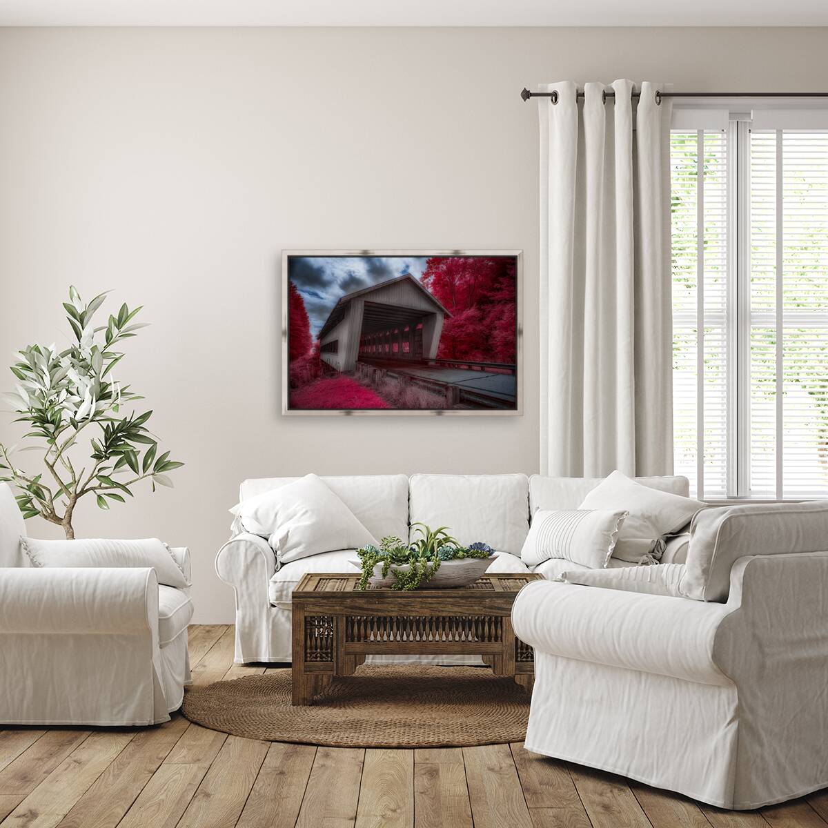 Reds and Shadows of an Ethereal Passage Reproduction