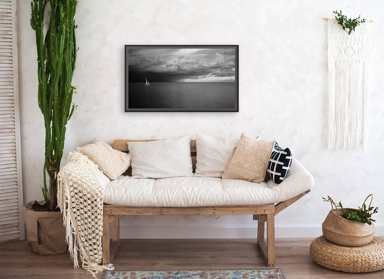 Sailing Beyond the Storms Embrace Reproduction