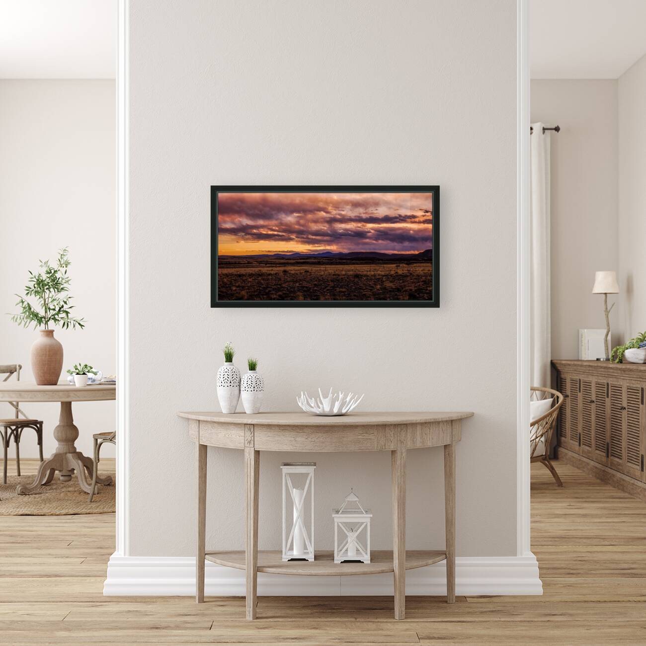 Sunset Symphony Over Vast Horizons Reproduction