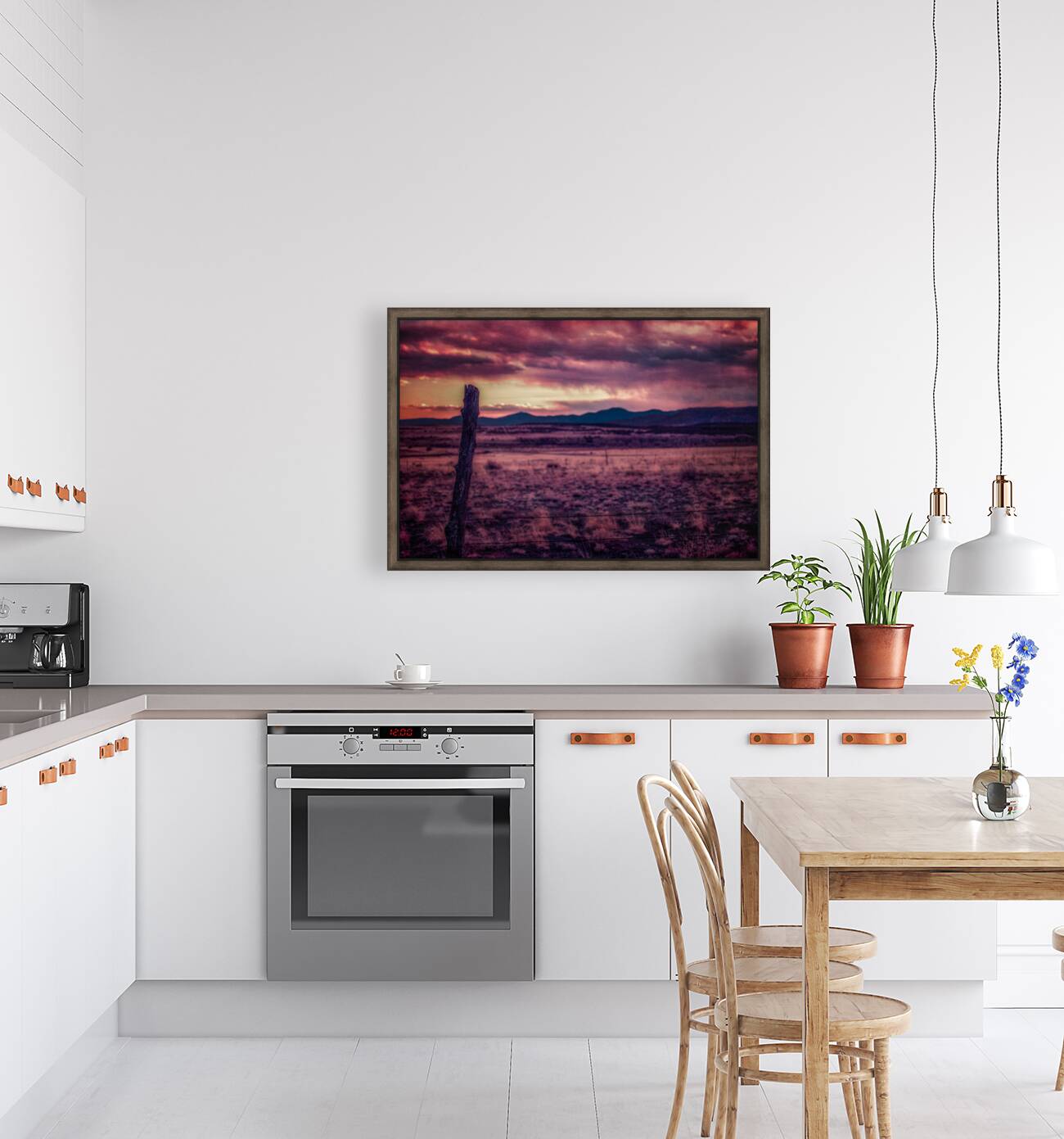 Timeless Solitude Under Painted Skies Reproduction