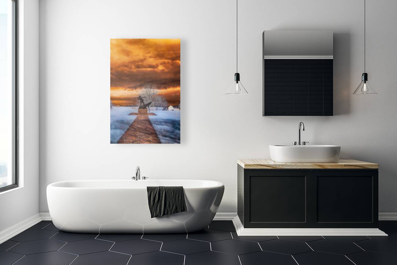 Stormy Determination: Mississippi Monument at Gettysburg Reproduction