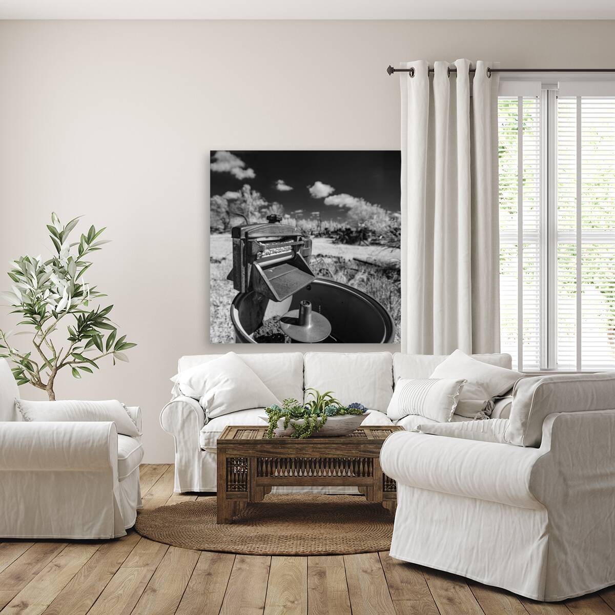 Rustic Relic - Old Washing Machine Reproduction