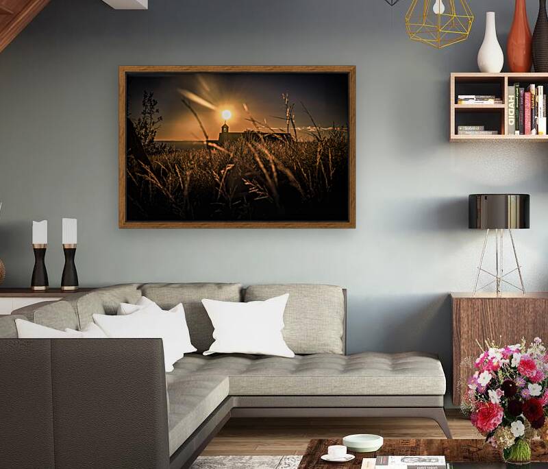 Bell Tower in Golden Repose Reproduction