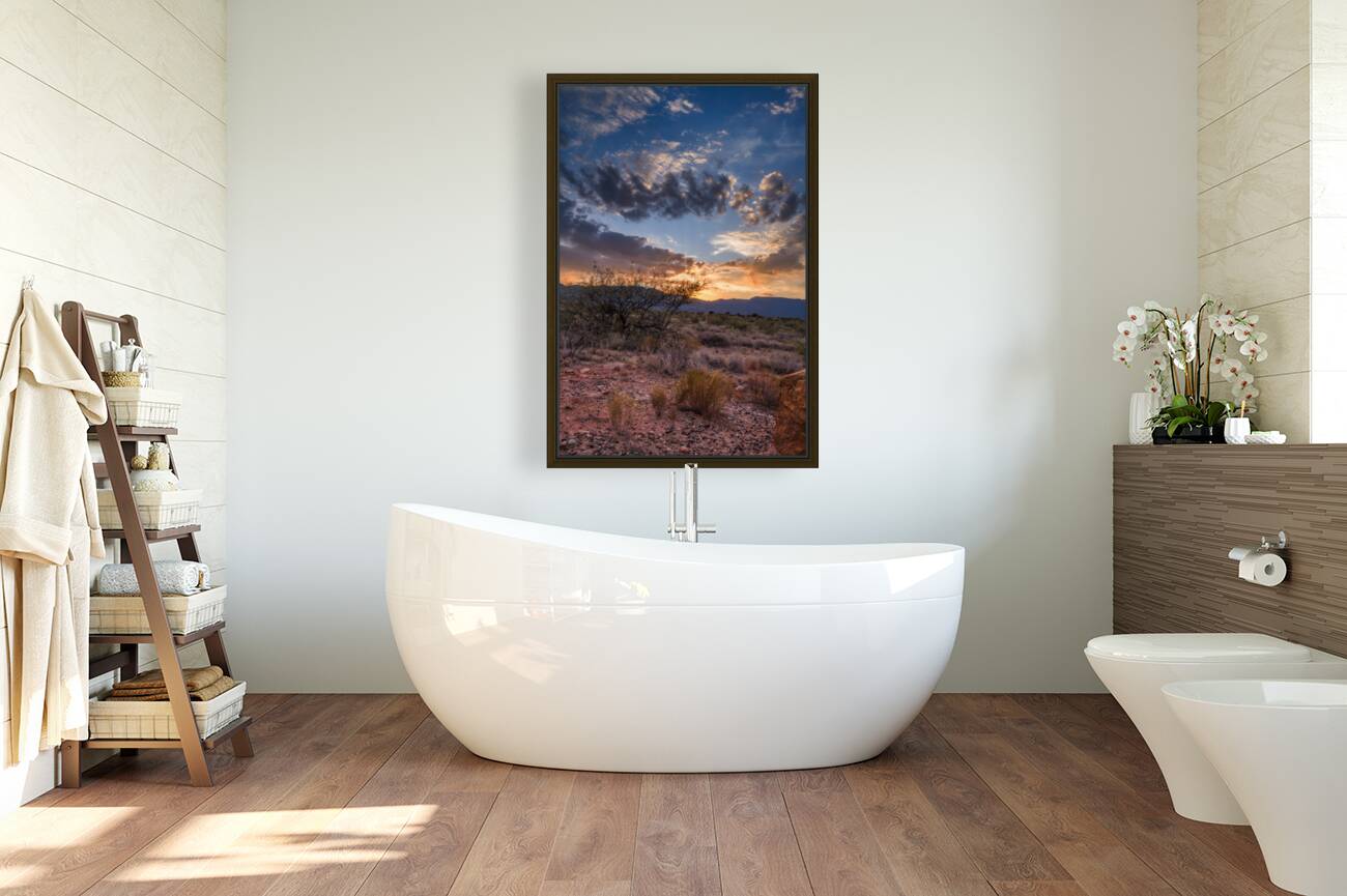 RADIANCE UNFURLED OVER ROCKY PLAINS Reproduction