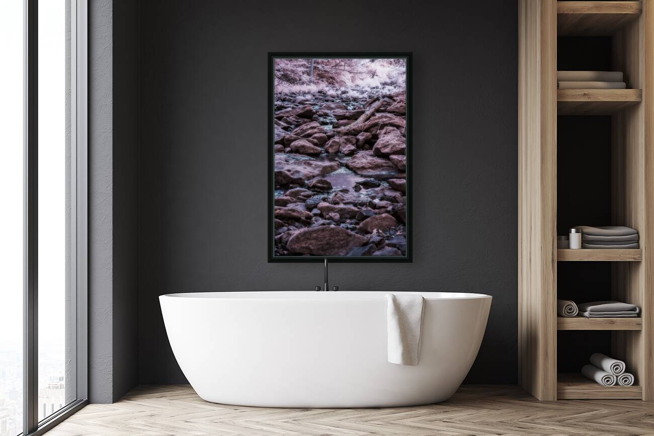 Mystical Creek Beneath the Purple Veil Reproduction