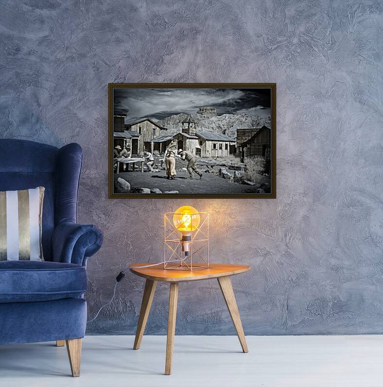 Timeless Liveliness in a Desert Town Reproduction