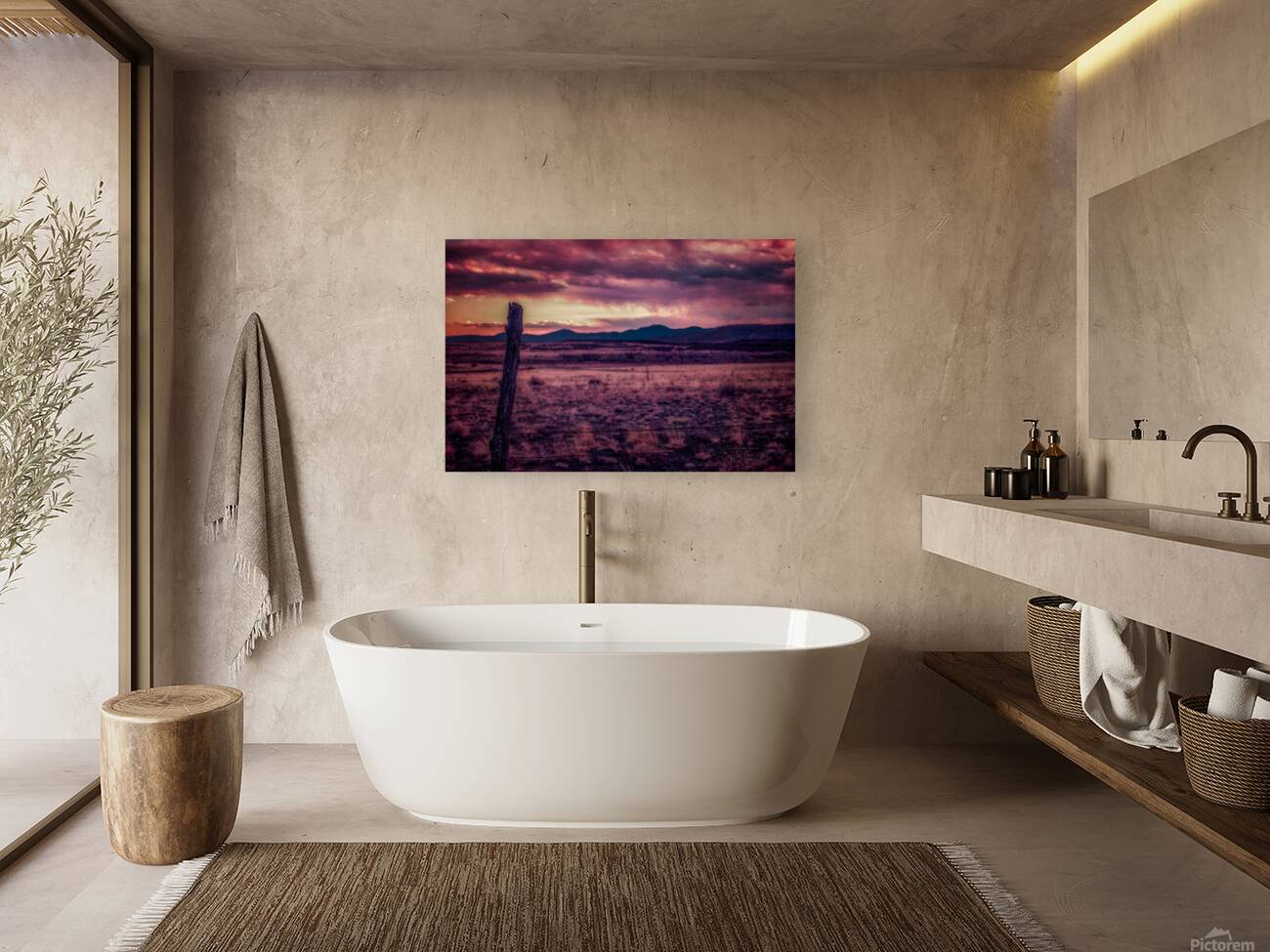 Timeless Solitude Under Painted Skies Reproduction