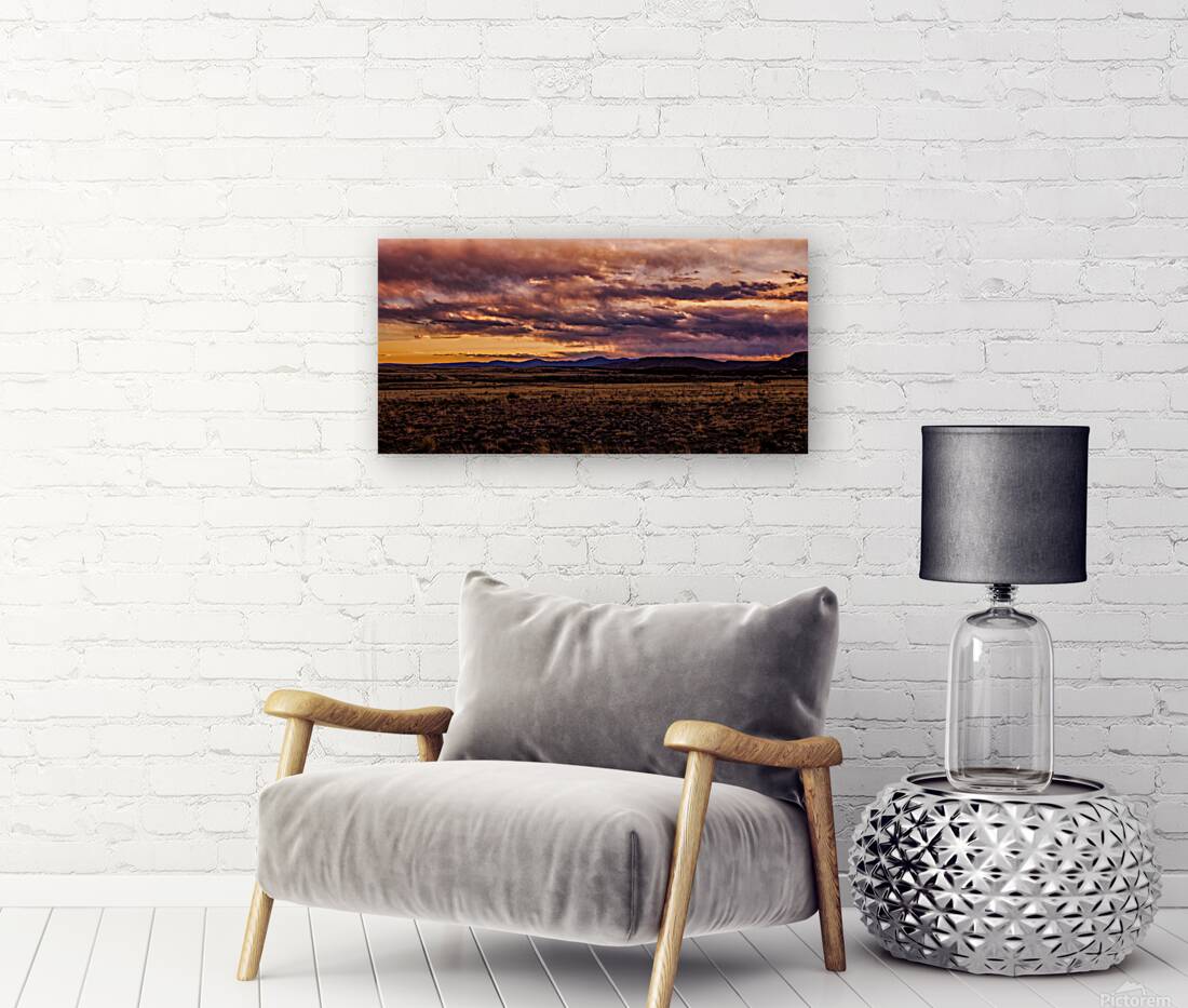 Sunset Symphony Over Vast Horizons Reproduction