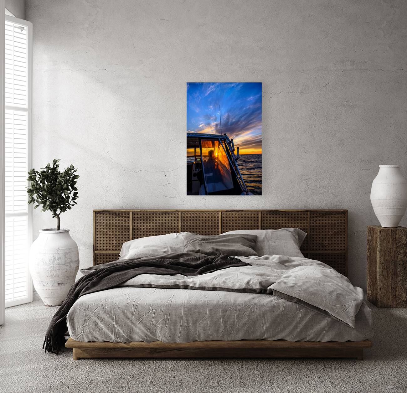 Golden Horizons: A Birthday Boat Ride with Wet Net Charters Reproduction