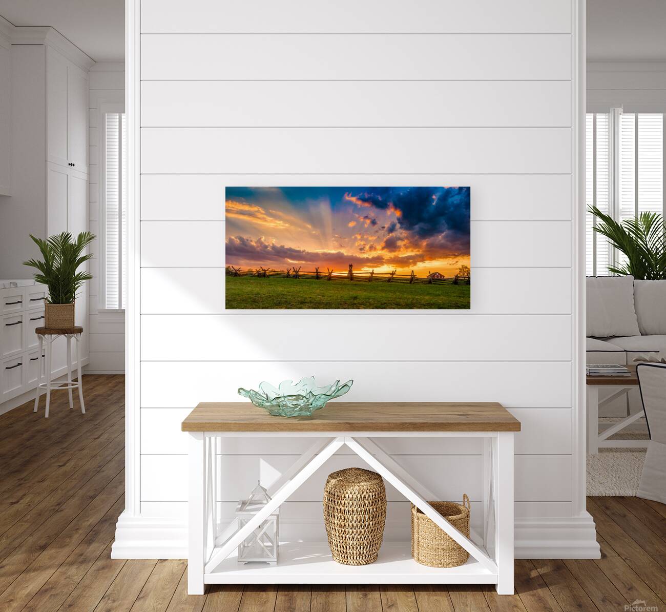 Guardians at Golden Hour Reproduction