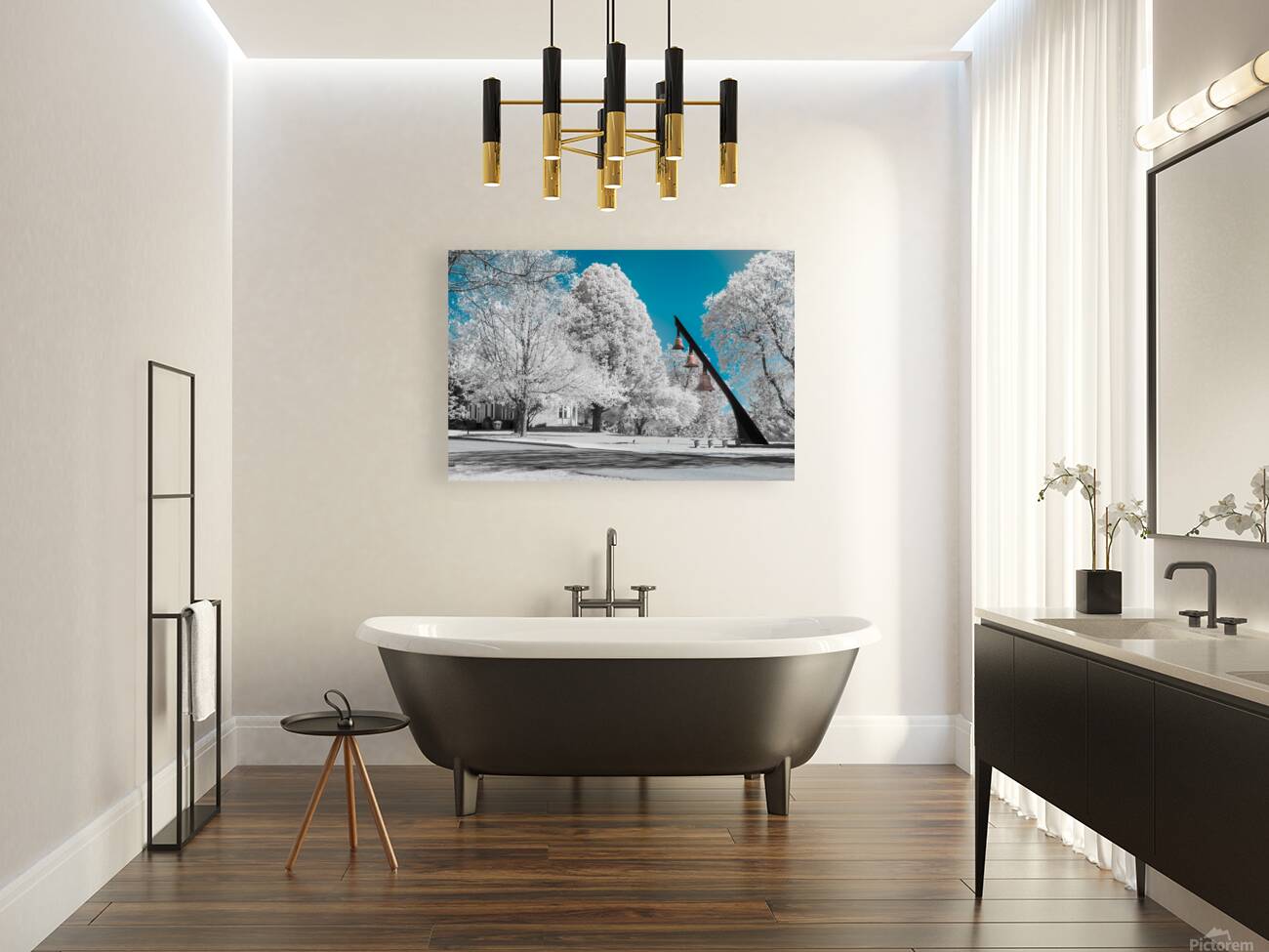 Infrared Exploration: Unveiling the Beauty of Seminary Bells in  Reproduction