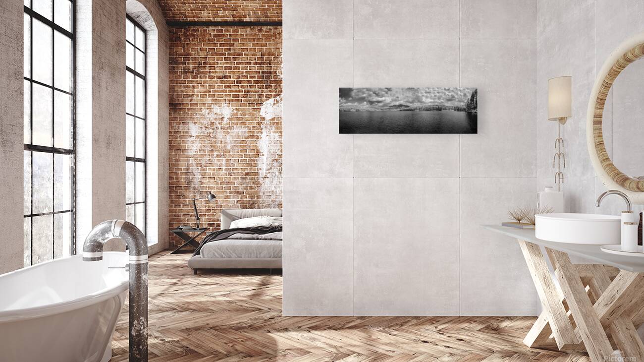 Monochrome Majesty: Capturing Stockade Lakes Moody Beauty in Inf Reproduction