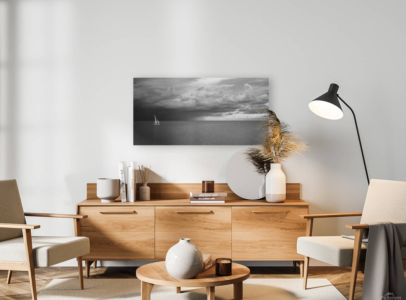 Sailing Beyond the Storms Embrace Reproduction