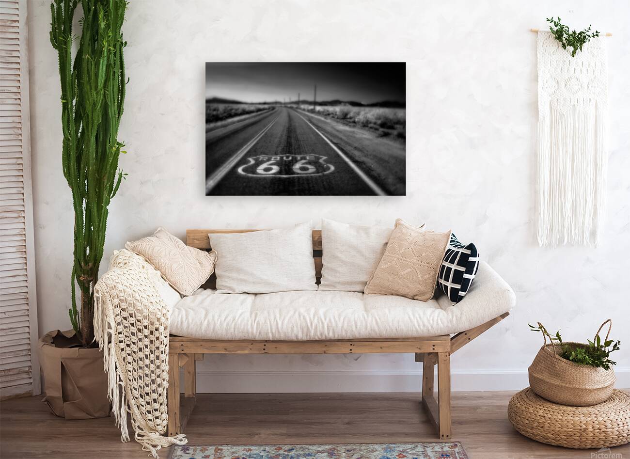 Endless Horizon on Route 66 Reproduction