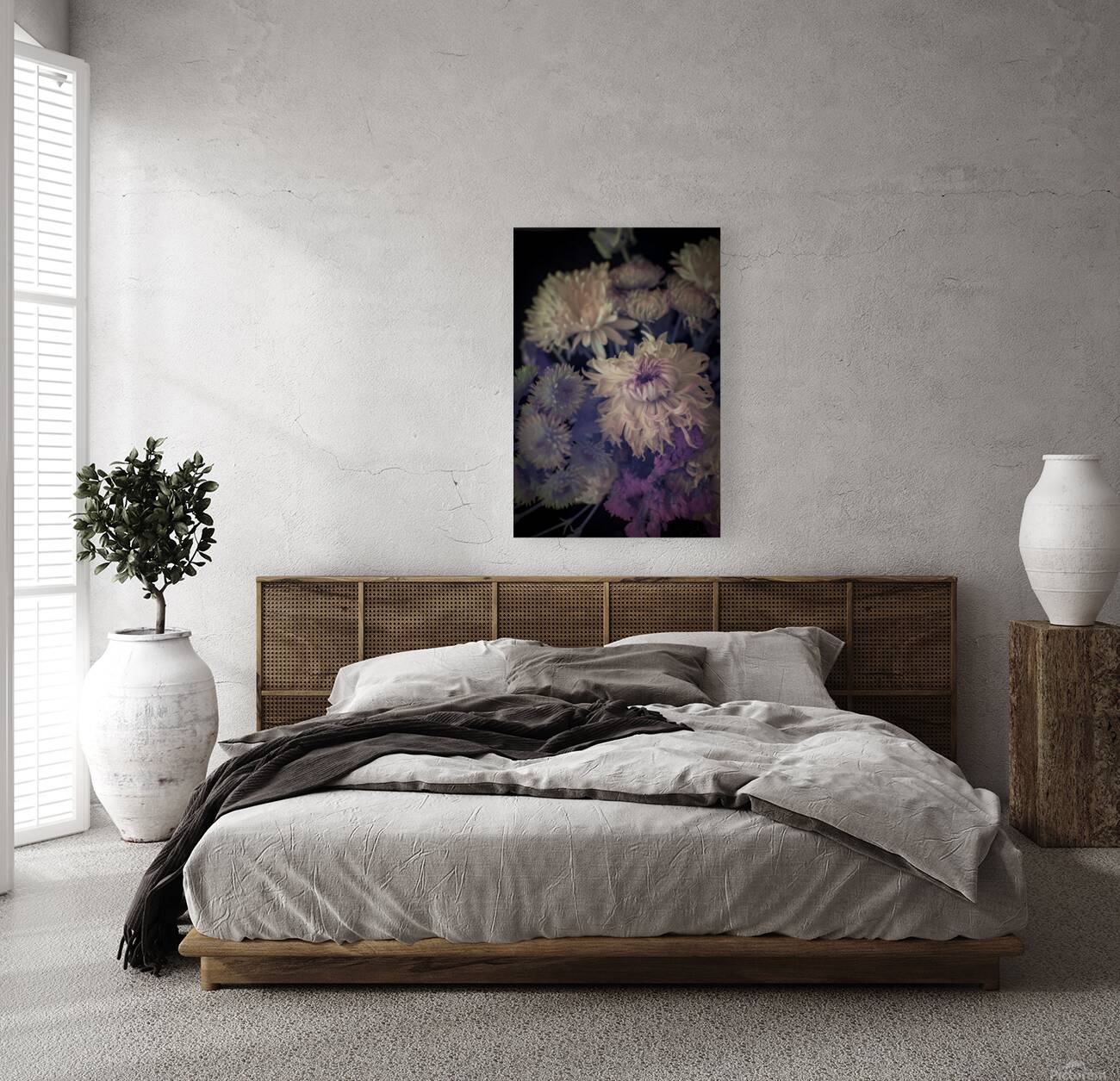 Delicate Symphony in Moody Hues Reproduction